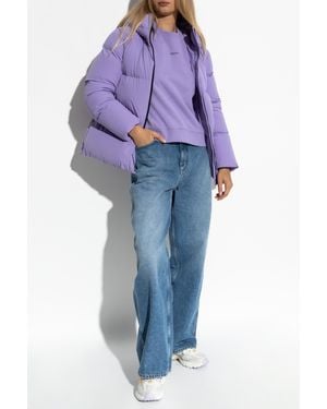 Woolrich Sweatshirt With Printed Logo - Blue