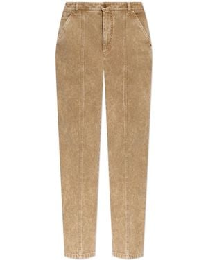 Moschino High-Waisted Jeans - Natural