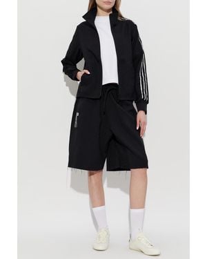 Y-3 Shorts With Logo Patch - Black