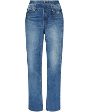 Rag & Bone Jeans With Straight Legs - Blue