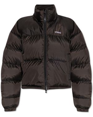 Vetements Down Jacket - Black