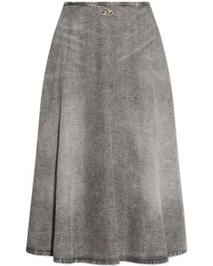 DIESEL Skirt 'De-Annie-S2' - Grey