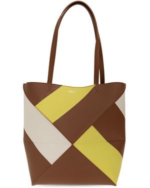 Loewe 'Puzzle Fold Graphic Medium' Bag - Multicolour