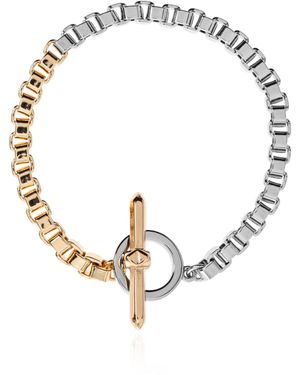 AllSaints Brass Bracelet - White