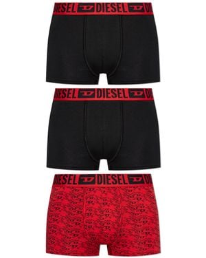 DIESEL 3-Pack Of Boxers 'Mike-D-Core-3Pack' - Red