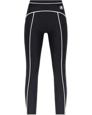Amiri Leggings With Logo - Blue