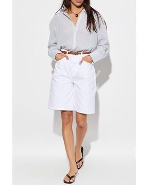 Anine Bing Plaza Shirt - White