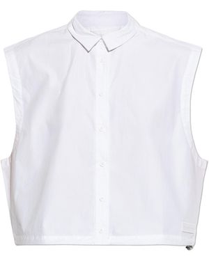 Rethinkit Studios Loose-Fit Sleeveless Shirt - White