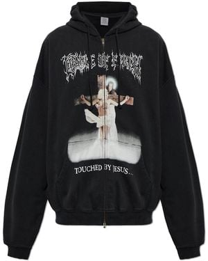 Vetements Sweatshirt With Print - Black