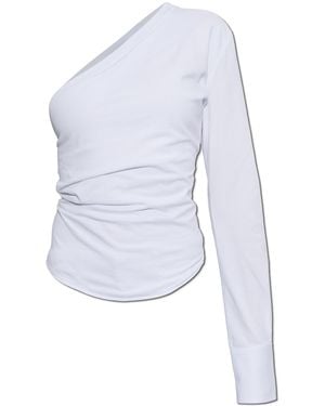DSquared² Top With One Shoulder Exposed - White