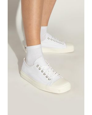 Moschino Square-Toe Sneakers - White