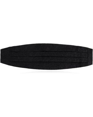 Etro Waist Belt With Lurex Thread - Black