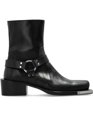 DSquared² Leather Cowboy Boots - Black