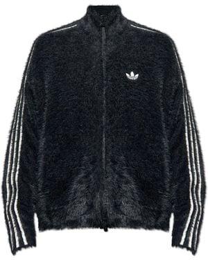 adidas Originals Sweatshirt With Stand-Up Collar - Black