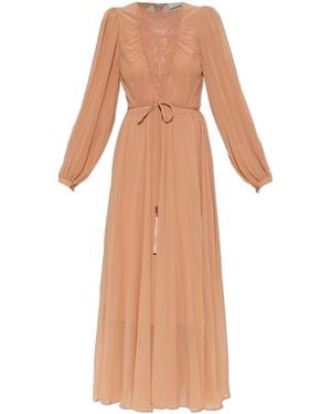 Zimmermann Dress With Lace Insert - White