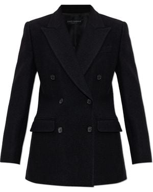 Dolce & Gabbana Short Coat - Black
