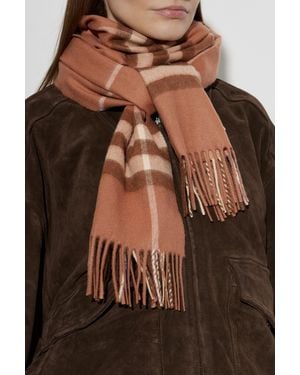 Burberry Cashmere Scarf - Brown