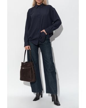 TOTEME 'Oversize' Shirt - Blue