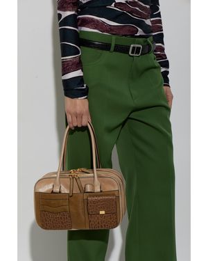 Marni Leather Tote Bag - Green