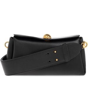 Ami Paris Shoulder Bag - Black