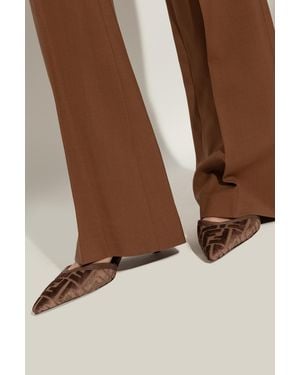 Fendi Heeled Shoes "Colibr Lite" - Brown