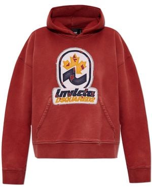 DSquared² Sweatshirt With Logo - Red