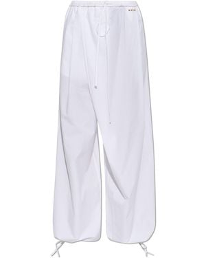 Marni Wide-Leg Trousers - White