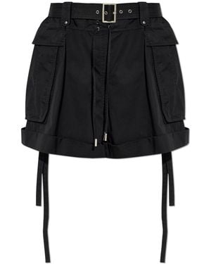 McQueen Cargo Shorts - Black