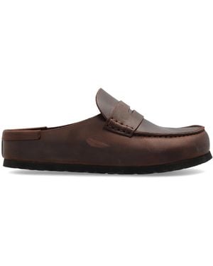Birkenstock Leather Shoes 'Naples Wrapped' - Brown