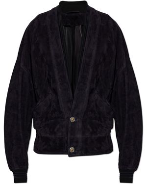 Versace Suede Jacket - Blue