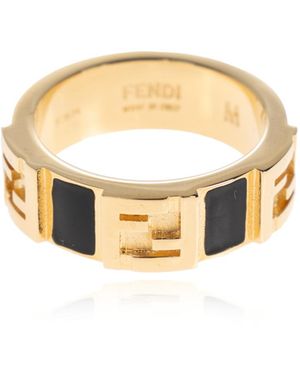 Fendi Brass Ring - White