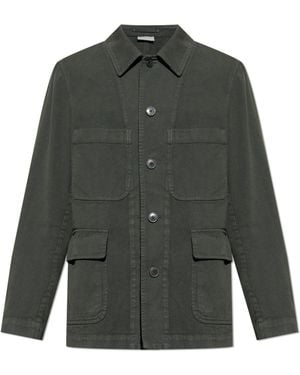 Dries Van Noten Jacket With Pockets - Green