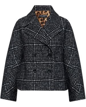 Dolce & Gabbana Short Coat - Black