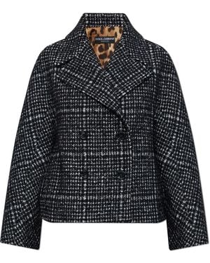 Dolce & Gabbana Short Coat - Black