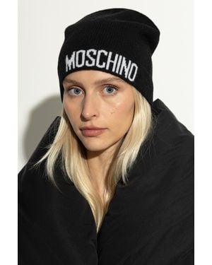 Moschino Cap With Logo - Black