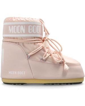 Moon Boot Snow Boots 'Mb Icon Low Nylon' - Pink