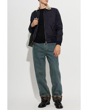 Burberry Wool Sweater 'Easton' - Blue