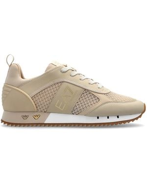 EA7 Sports Shoes With Logo - White