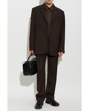 Studio Nicholson 'Roversi' Wool Blazer - Black