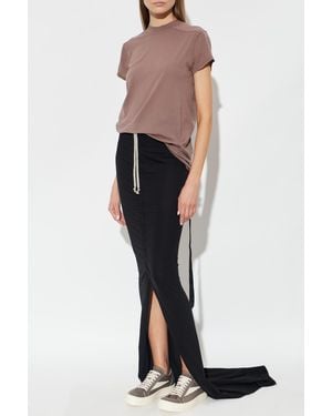 Rick Owens Crew Neck T-Shirt - Purple