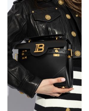 Balmain B Buzz Pouch 23 Shoulder Bag in Blue | Lyst