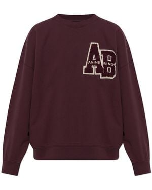 Anine Bing Miles Sweatshirt - Purple