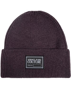Versace Jeans Couture Cap With Logo Patch - Purple