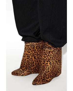 Givenchy Wedge Ankle Boots "Shark" - Blue