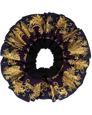 Versace Hair Scrunchie - Black