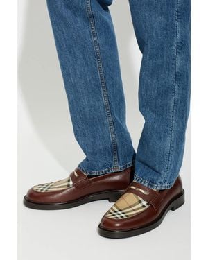 Burberry Leather Shoes Type 'Loafers' - Blue