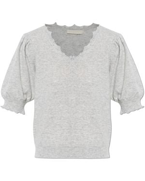 Ulla Johnson Cashmere Top "Polline" - White