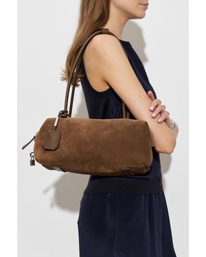 Max Mara Suede Bag "Holdallsling" - Blue