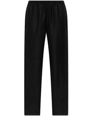 Rohe Loose-Fit Wool Pants - Black