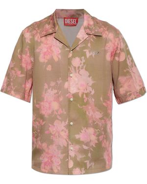 DIESEL Shirt 'S-Brad-Qmce' - Pink
